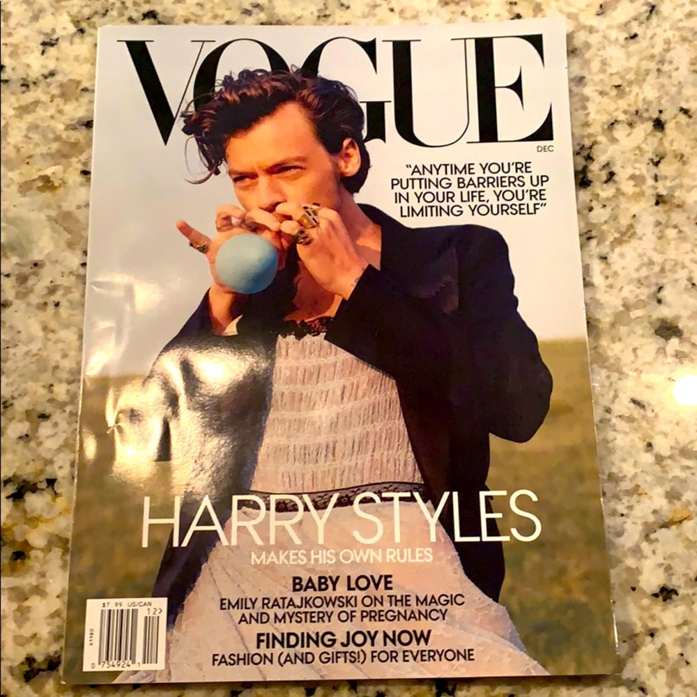VOGUE: December Issue, HARRY STYLES